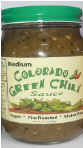 12 pack case of Colorado Green Chili Sauce Medium "As Mild as we can make it"